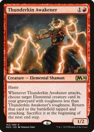 Thunderkin Awakener [Core Set 2020 Promos] | The Time Vault CA