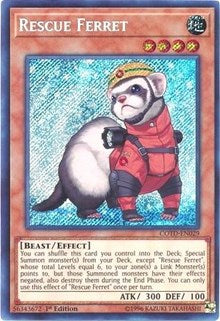 Rescue Ferret [COTD-EN029] Secret Rare | The Time Vault CA