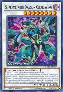 Supreme King Dragon Clear Wing [COTD-EN039] Rare | The Time Vault CA