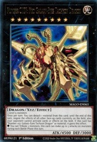 Number C107: Neo Galaxy-Eyes Tachyon Dragon [MAGO-EN063] Rare | The Time Vault CA