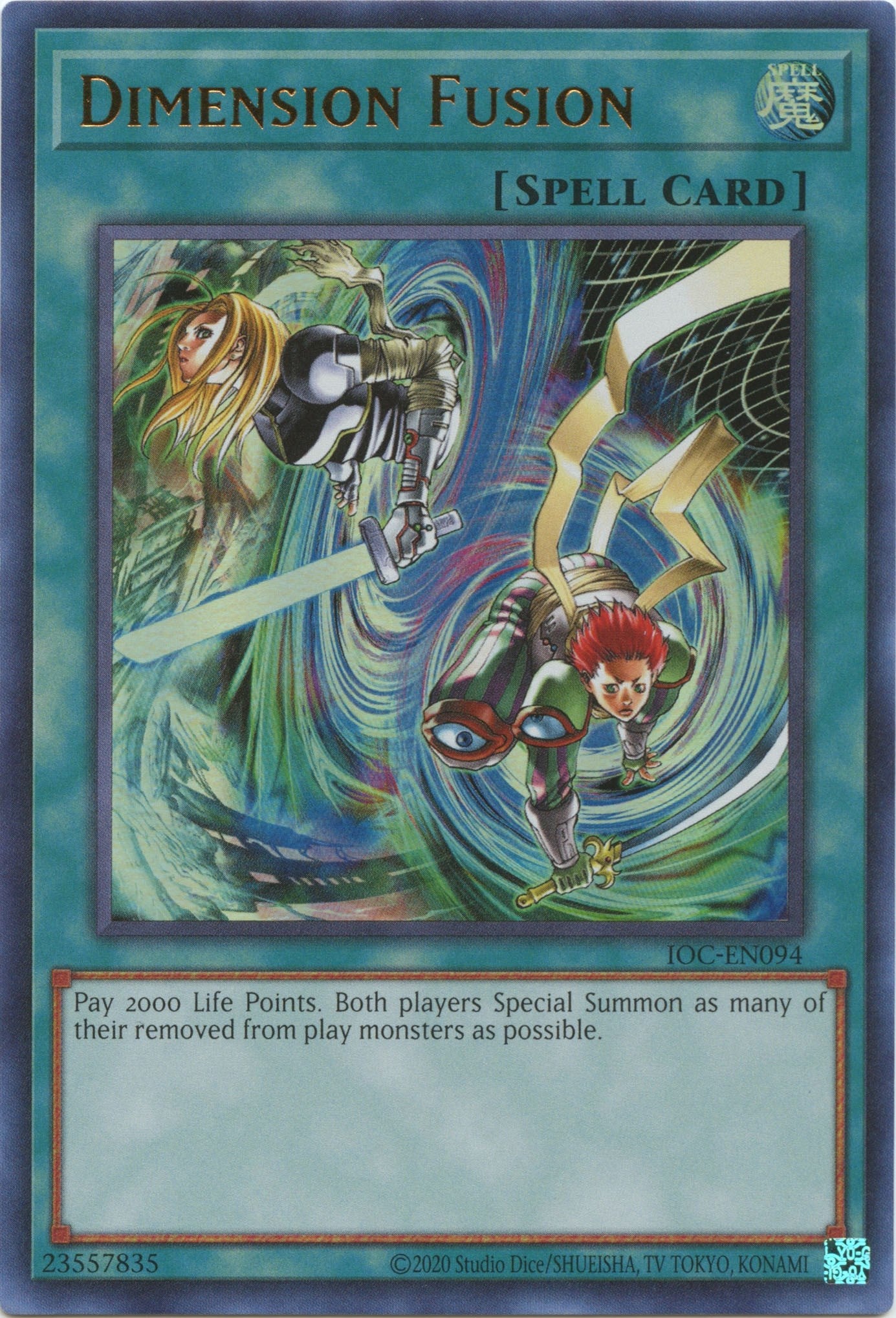 Dimension Fusion (25th Anniversary) [IOC-EN094] Ultra Rare | The Time Vault CA