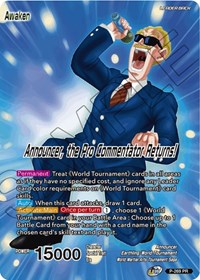 Announcer // Announcer, the Pro Commentator Returns! (P-269) [Promotion Cards] | The Time Vault CA