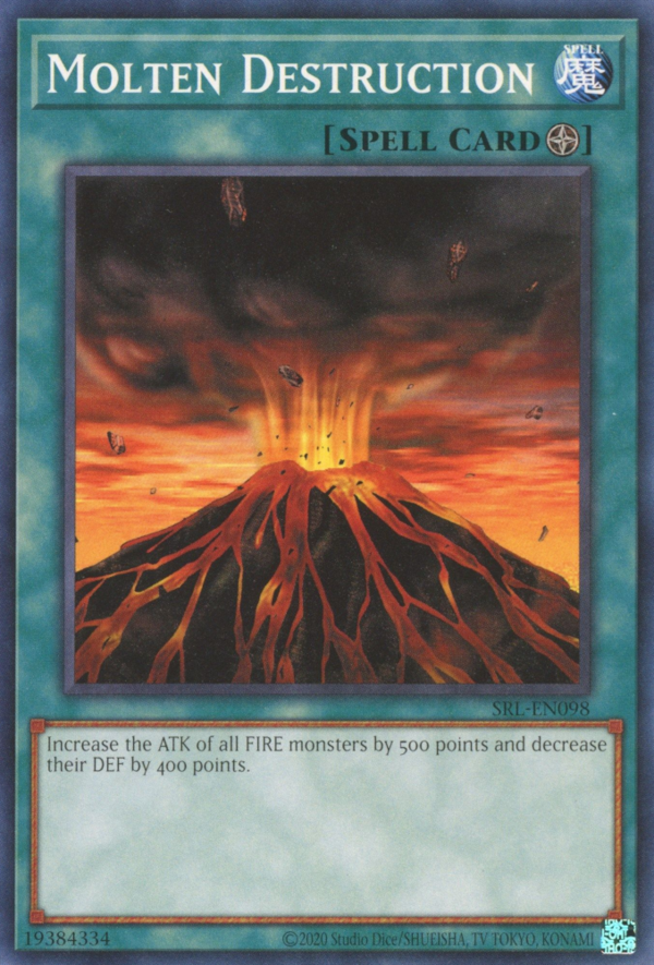 Molten Destruction [SRL-EN098] Short Print | The Time Vault CA