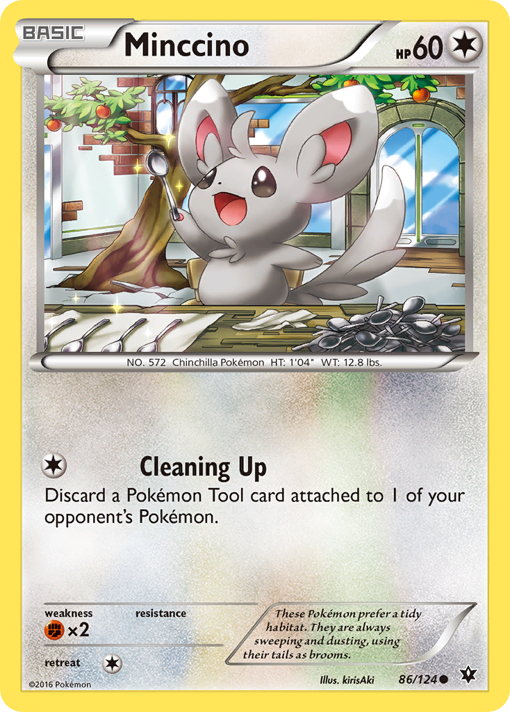 Minccino (86/124) [XY: Fates Collide] | The Time Vault CA