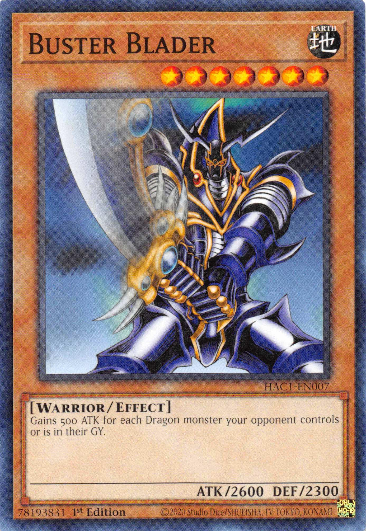 Buster Blader [HAC1-EN007] Common | The Time Vault CA