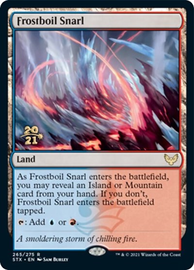 Frostboil Snarl [Strixhaven: School of Mages Prerelease Promos] | The Time Vault CA