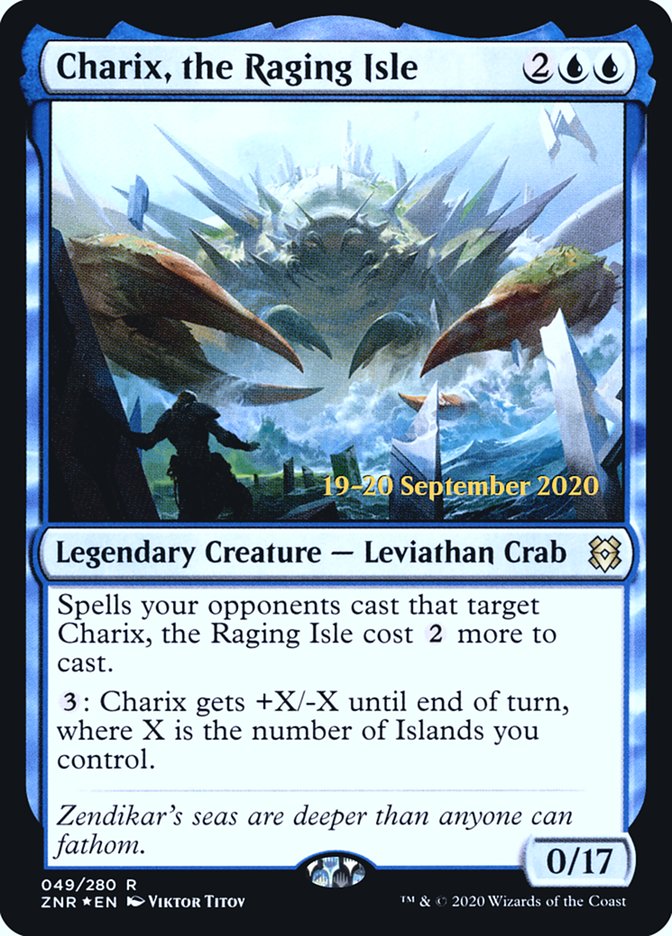 Charix, the Raging Isle  [Zendikar Rising Prerelease Promos] | The Time Vault CA