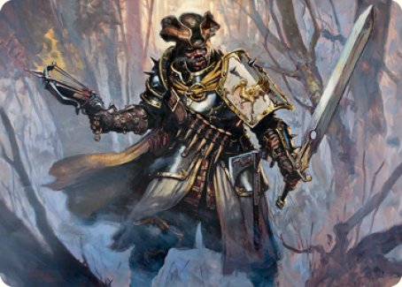 Brutal Cathar Art Card [Innistrad: Midnight Hunt Art Series] | The Time Vault CA