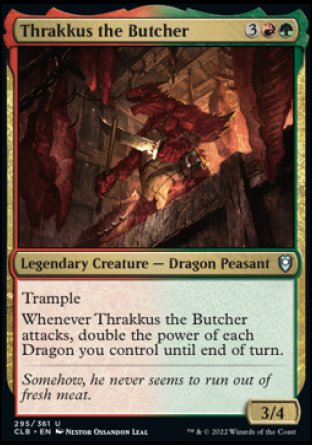 Thrakkus the Butcher [Commander Legends: Battle for Baldur's Gate] | The Time Vault CA