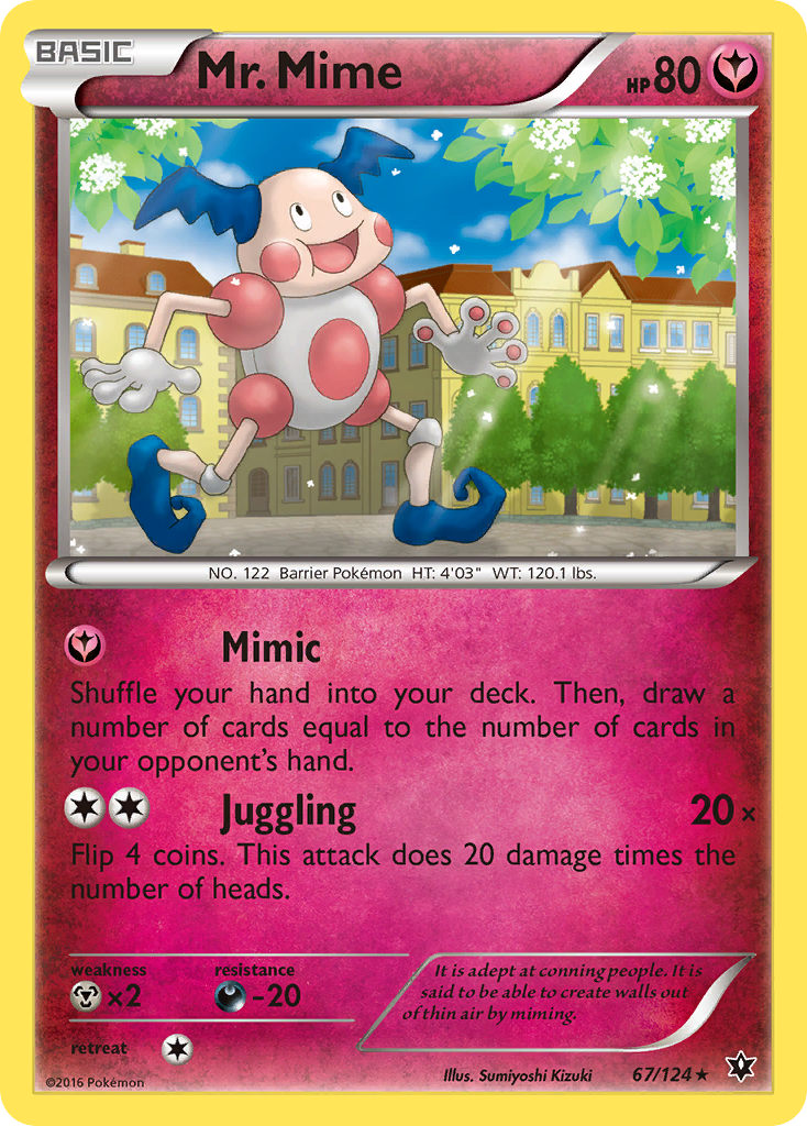 Mr. Mime (67/124) [XY: Fates Collide] | The Time Vault CA