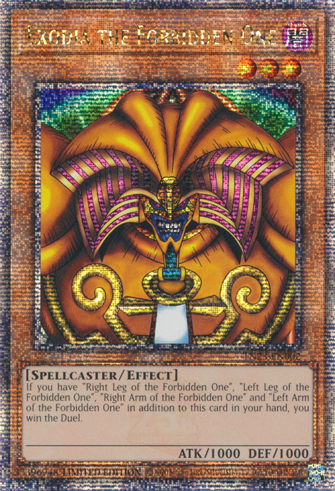 Exodia the Forbidden One [TN23-EN002] Quarter Century Secret Rare | The Time Vault CA