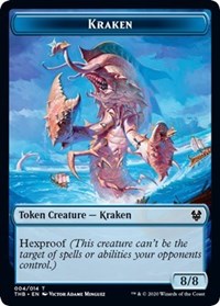 Kraken // Satyr Double-sided Token [Theros Beyond Death Tokens] | The Time Vault CA