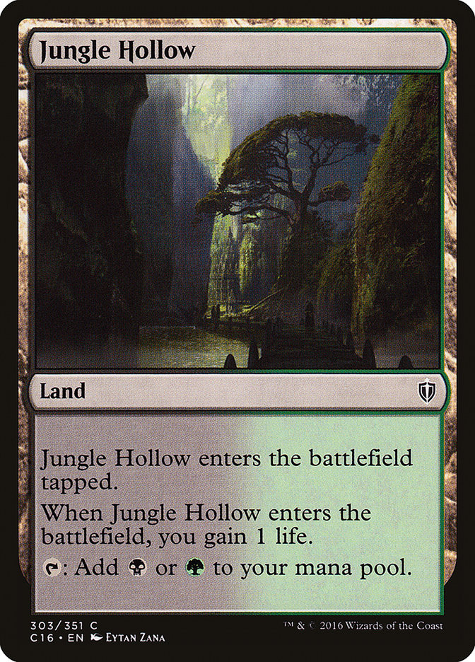 Jungle Hollow [Commander 2016] | The Time Vault CA