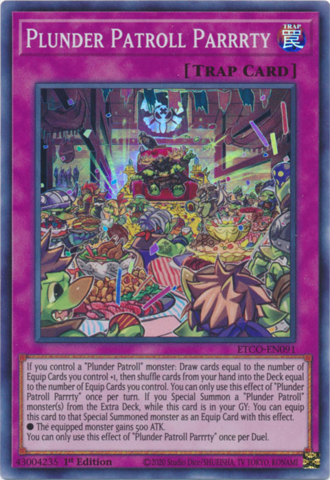 Plunder Patroll Parrrty [ETCO-EN091] Super Rare | The Time Vault CA