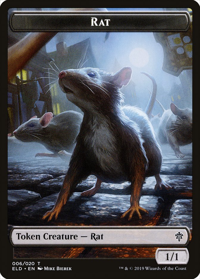 Rat [Throne of Eldraine Tokens] | The Time Vault CA
