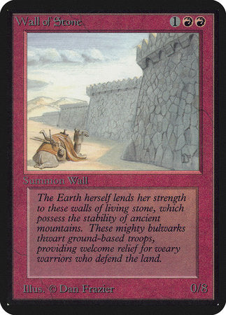 Wall of Stone [Limited Edition Alpha] | The Time Vault CA