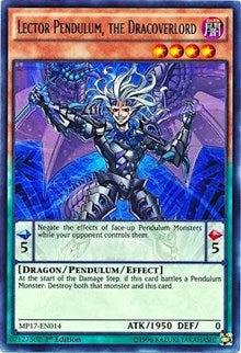 Lector Pendulum, the Dracoverlord [MP17-EN014] Ultra Rare | The Time Vault CA