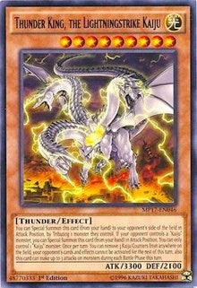Thunder King, the Lightningstrike Kaiju [MP17-EN046] Rare | The Time Vault CA