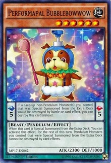 Performapal Bubblebowwow [MP17-EN062] Common | The Time Vault CA