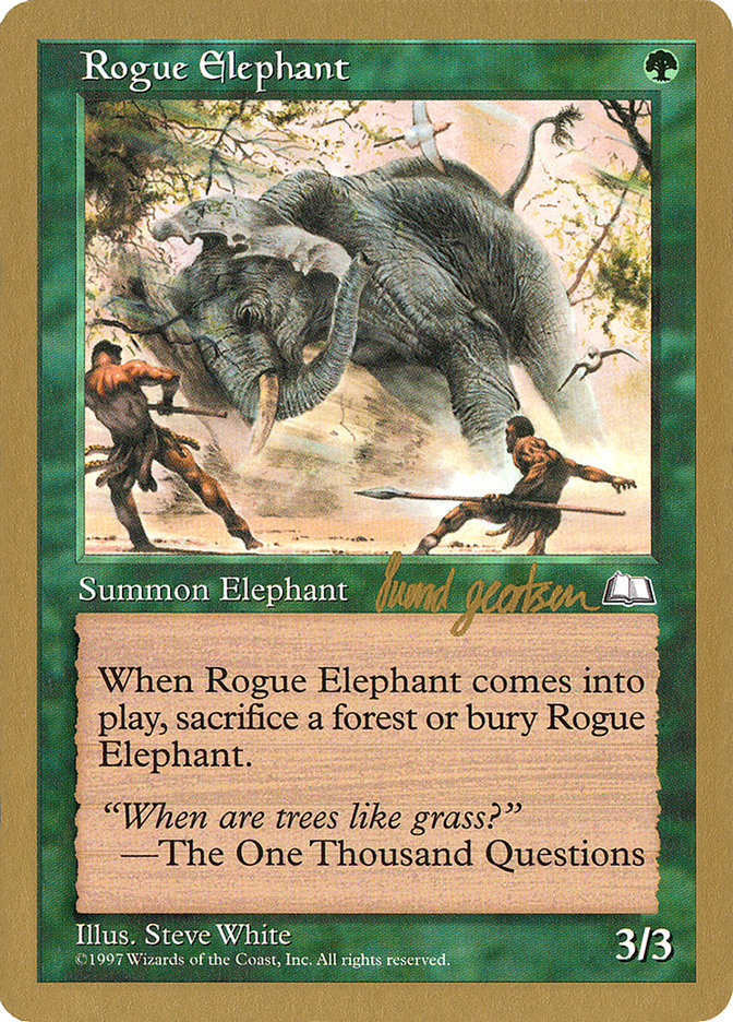 Rogue Elephant (Svend Geertsen) [World Championship Decks 1997] | The Time Vault CA