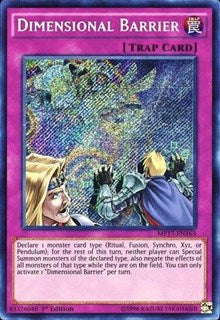 Dimensional Barrier [MP17-EN163] Secret Rare | The Time Vault CA