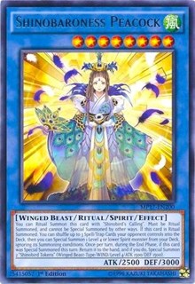Shinobaroness Peacock [MP17-EN200] Rare | The Time Vault CA