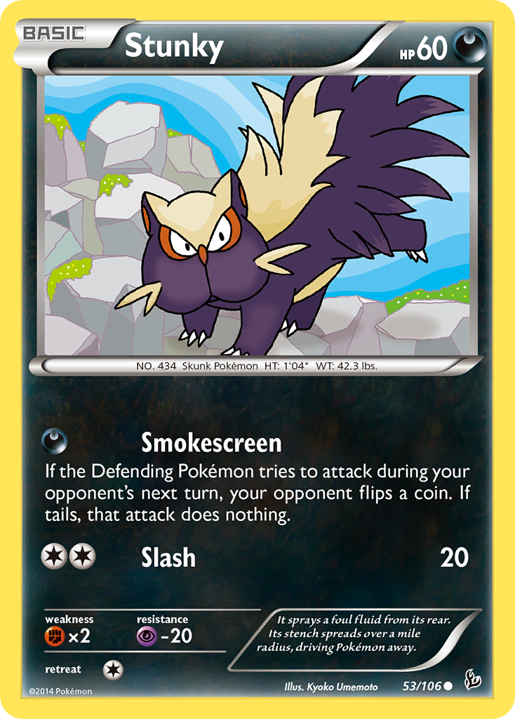 Stunky (53/106) [XY: Flashfire] | The Time Vault CA