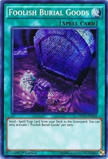 Foolish Burial Goods [MP17-EN218] Secret Rare | The Time Vault CA