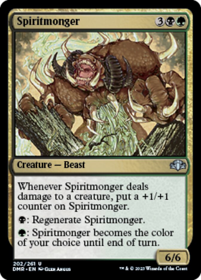 Spiritmonger [Dominaria Remastered] | The Time Vault CA