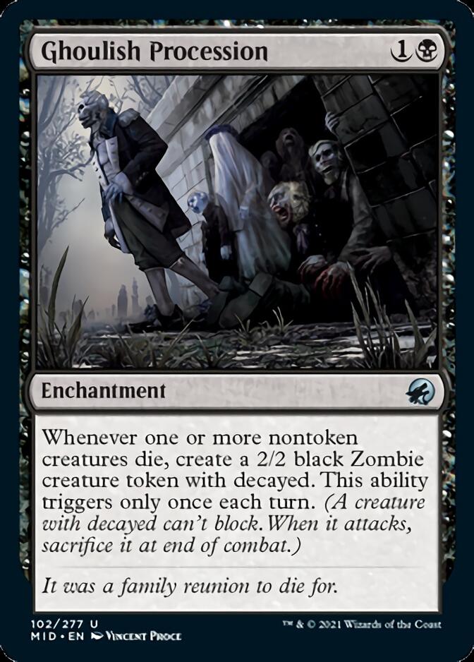 Ghoulish Procession [Innistrad: Midnight Hunt] | The Time Vault CA
