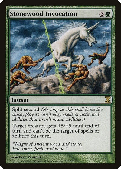 Stonewood Invocation [Time Spiral] | The Time Vault CA