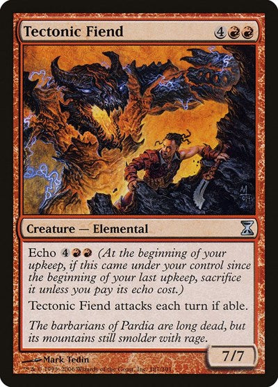 Tectonic Fiend [Time Spiral] | The Time Vault CA