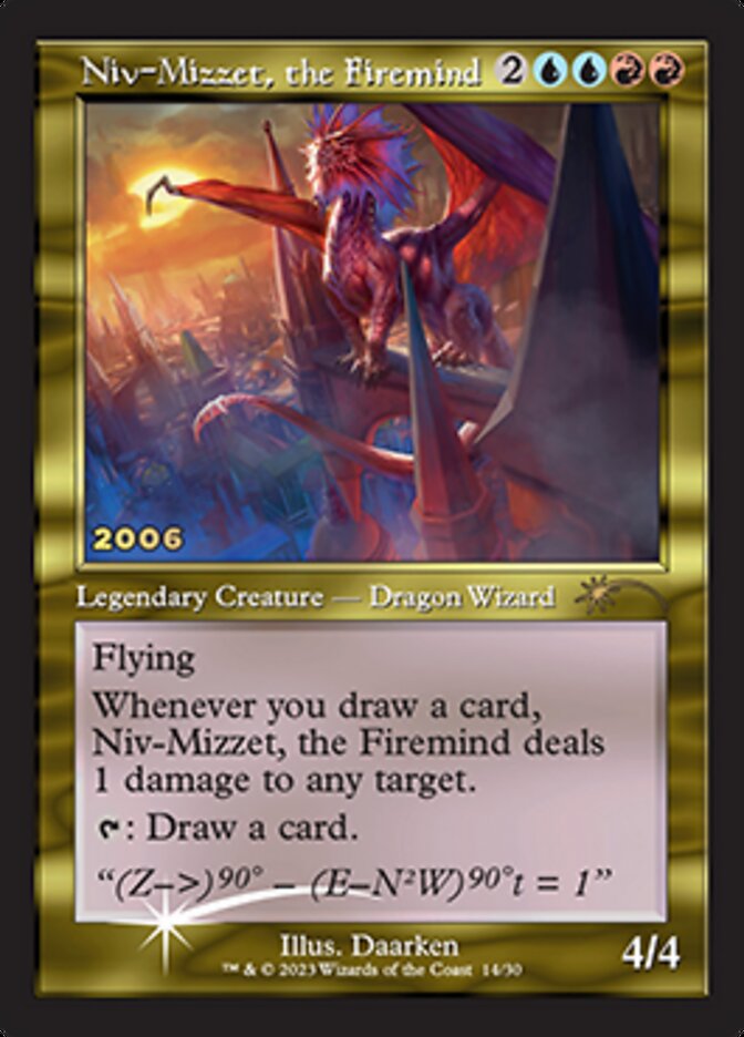 Niv-Mizzet, the Firemind [30th Anniversary Promos] | The Time Vault CA