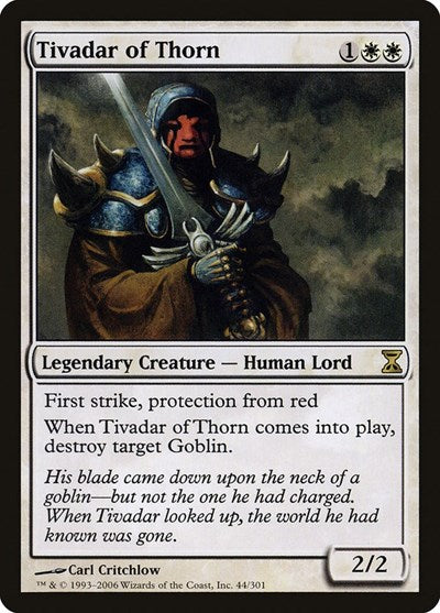 Tivadar of Thorn [Time Spiral] | The Time Vault CA