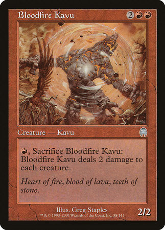 Bloodfire Kavu [Apocalypse] | The Time Vault CA
