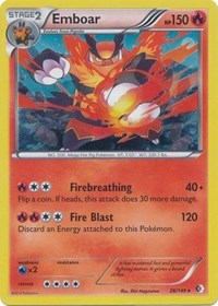Emboar (26/149) (Cosmos Holo) (Blister Exclusive) [Black & White: Boundaries Crossed] | The Time Vault CA
