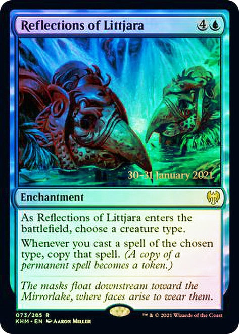 Reflections of Littjara  [Kaldheim Prerelease Promos] | The Time Vault CA