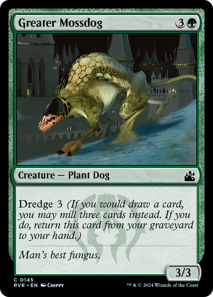 Greater Mossdog [Ravnica Remastered] | The Time Vault CA