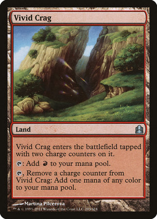 Vivid Crag [Commander 2011] | The Time Vault CA