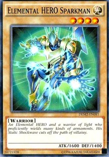 Elemental HERO Sparkman [DEM2-EN011] Common | The Time Vault CA