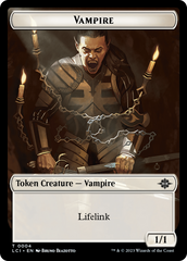 Emblem - Sorin, Lord of Innistrad // Vampire (0004) Double-Sided Token [The Lost Caverns of Ixalan Commander Tokens] | The Time Vault CA