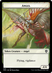 Soldier (008) // Angel Double-Sided Token [Phyrexia: All Will Be One Commander Tokens] | The Time Vault CA