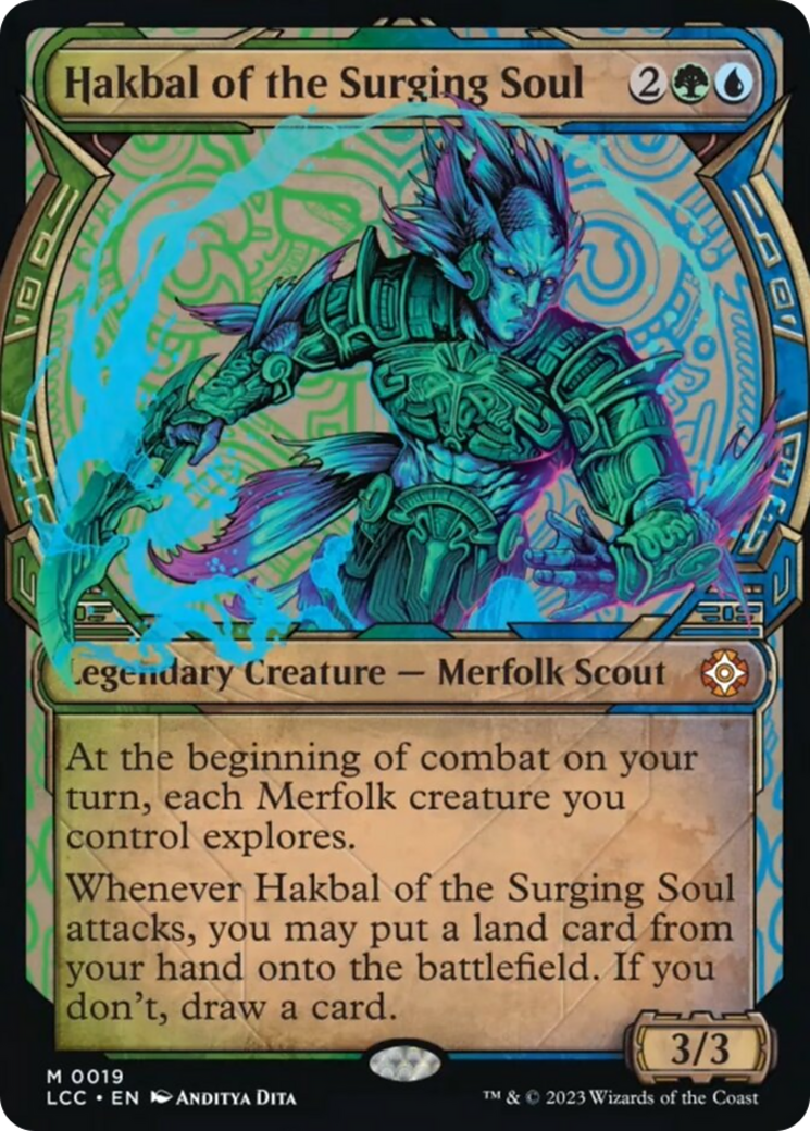 Hakbal of the Surging Soul (Showcase) [The Lost Caverns of Ixalan Commander] | The Time Vault CA