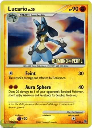 Lucario (6/130) [Burger King Promos: 2008 Collection] | The Time Vault CA