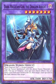 Dark Magician Girl the Dragon Knight [LEDD-ENA36] Common | The Time Vault CA