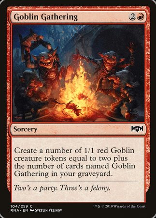 Goblin Gathering [Ravnica Allegiance] | The Time Vault CA