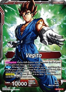 Vegito // Fusion Warrior Super Saiyan Vegito [BT2-001] | The Time Vault CA