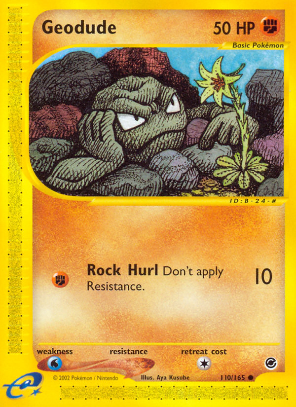 Geodude (110/165) [Expedition: Base Set] | The Time Vault CA