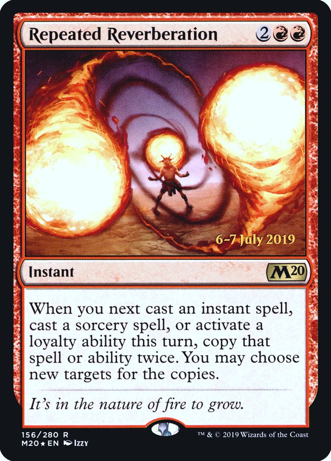 Repeated Reverberation  [Core Set 2020 Prerelease Promos] | The Time Vault CA