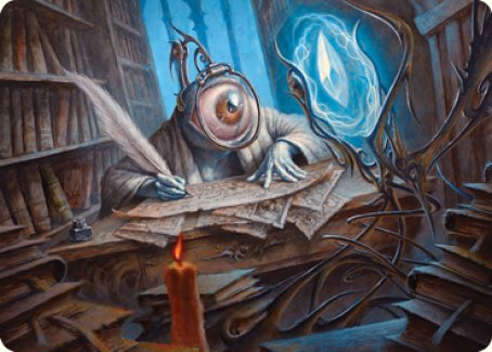 Unblinking Observer Art Card [Innistrad: Midnight Hunt Art Series] | The Time Vault CA